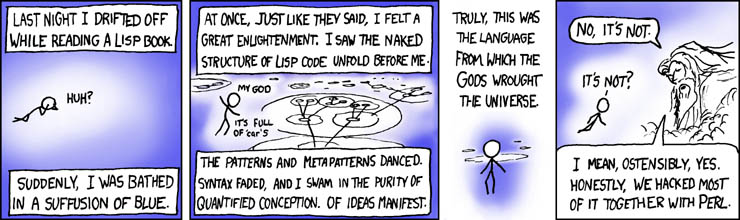 We lost the documentation on quantum mechanics. You'll have to decode the regexes yourself. Lisp